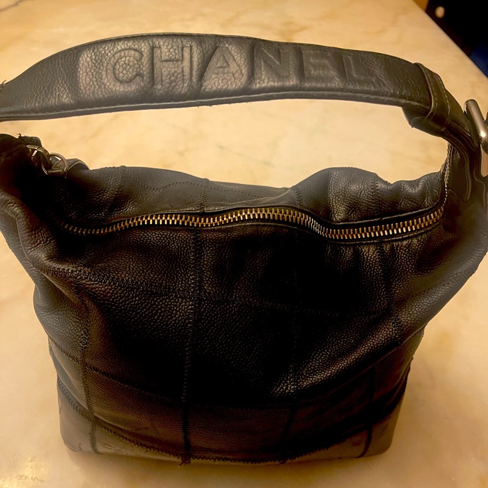 Black Chanel handbag